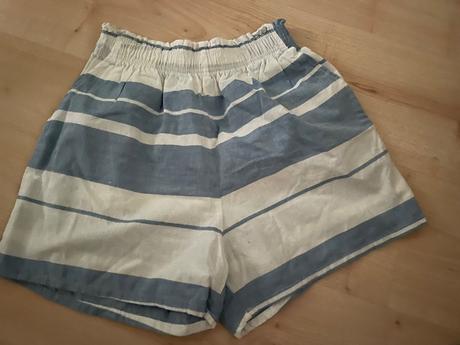 Kraťasy pruhy 12 rokov, h&m,158
