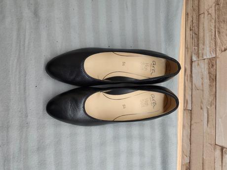 Ara 38,5 - dámske kožené čierne lodičky, ara,38