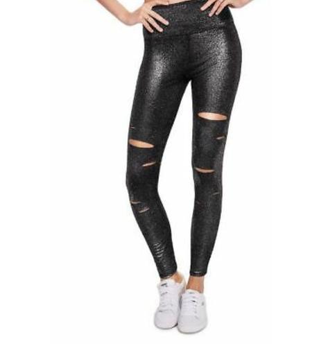 Victoria's secret roztrhané legíny trblietavé, xs