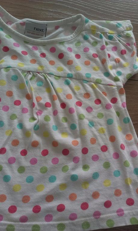 Bodkované tričko, next,74