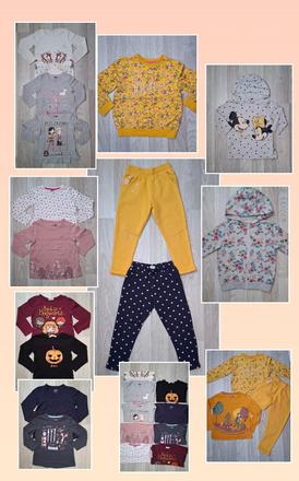 Tričká, mikiny, tepláky 110/116, 104–116