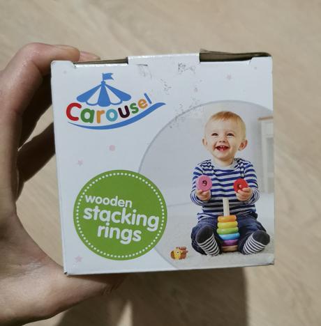 Drevena vkladacka veza carousel,