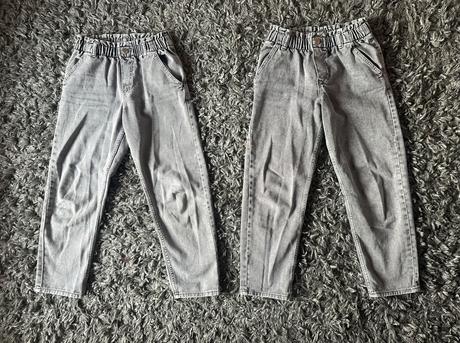 Široké mom jeans, h&m,128