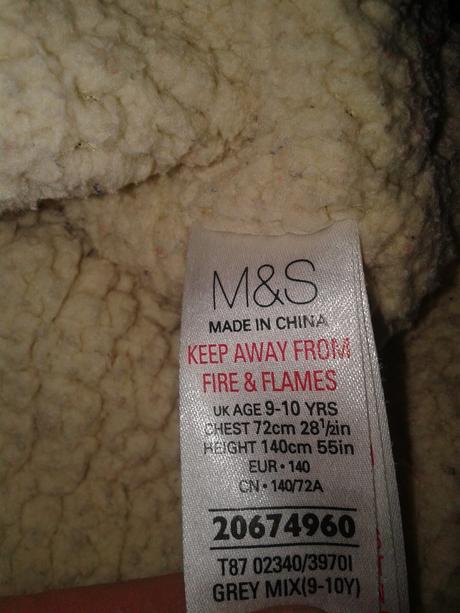 Zateplený sveter, marks & spencer,140
