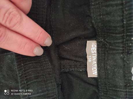 Čierne nohavice na gumu, pepco,158