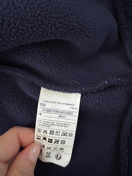 Mäkučká mikinka, benetton,104