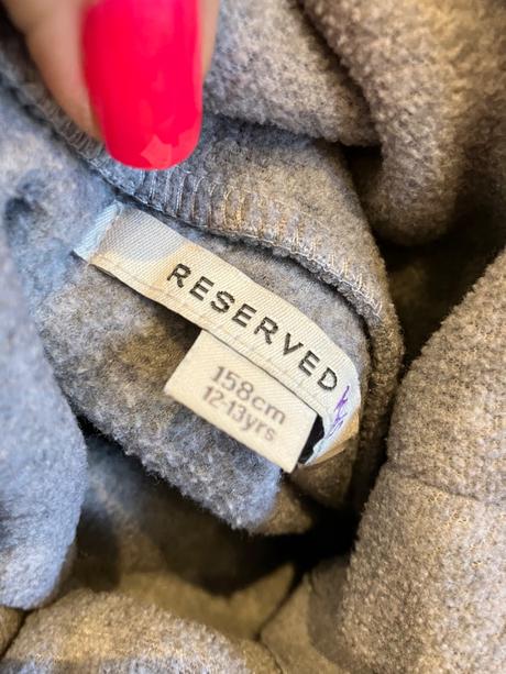 Dievčenská flisová mikina reserved (12-13 r.), reserved,158