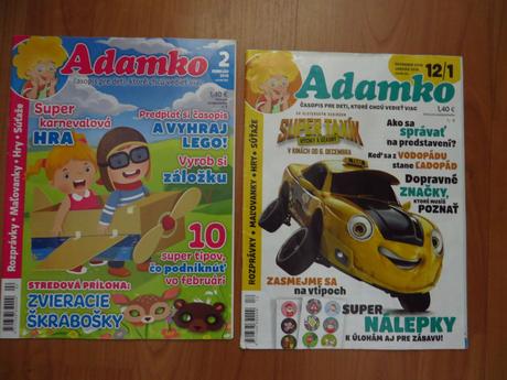 Detské časopisy - šikovníček,fifík, lienka, adamko,