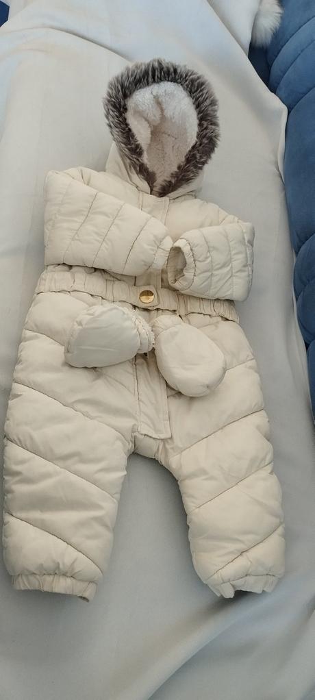 Zimné oblečenie overaly, kabátiky,vesty,papucky, 86–98