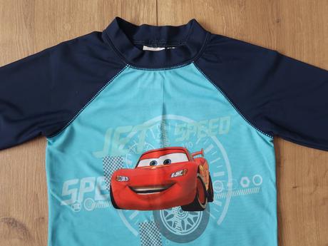 Plavkové kúpacie tričko do vody s uv - h&m 110/116, h&m,110