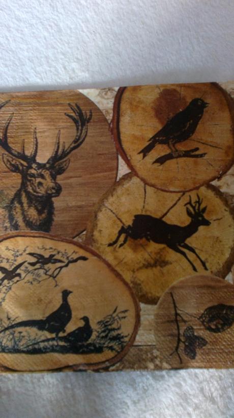 Servitky-zvieratka, sovičky a vtaky, 