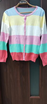 Sveter pásikavý bavlnený, bonprix,40