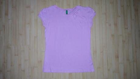 Tričko s mašličkou, benetton,128