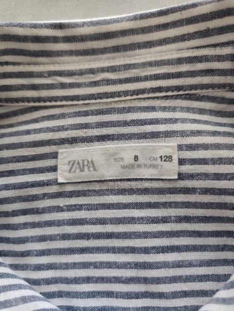 Chlapčenská bavlnená košeľa, zara,128