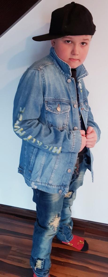 Riflova mickey mouse bundicka 11/12 r, zara,158