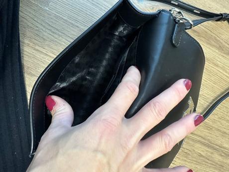 Kožená kabelka karl lagerfeld, karl lagerfeld