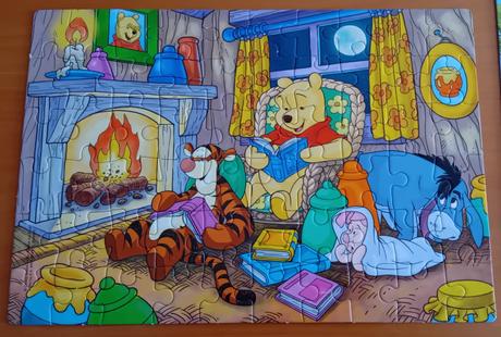 Puzzle disney winnie the pooh 4 v 1, 