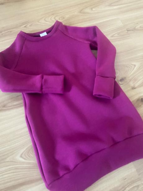 Zateplené mikinošaty, 74 - 140