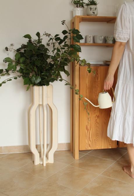 Drevená váza zo sashe.sk, 