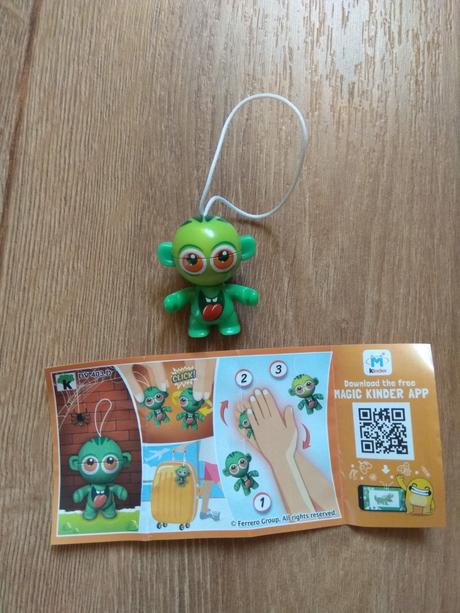 Strasidla na snurke kinder joy, 