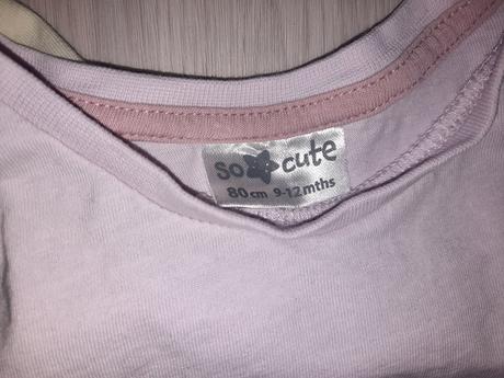 2x tričko s motýlikmi, pepco,80