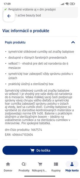 Sú DM Babylove cumlíky vhodné pre vaše dieťa?