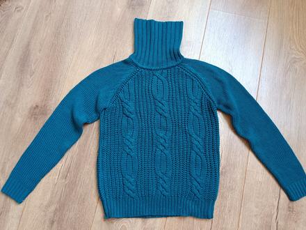 Tyrkysovy pulover m, clockhouse,m