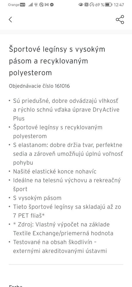 Športové legínsy s vysokým pásom z reciklovaných, tchibo,122