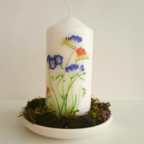 Jarná sviečka "voňavé frézie",