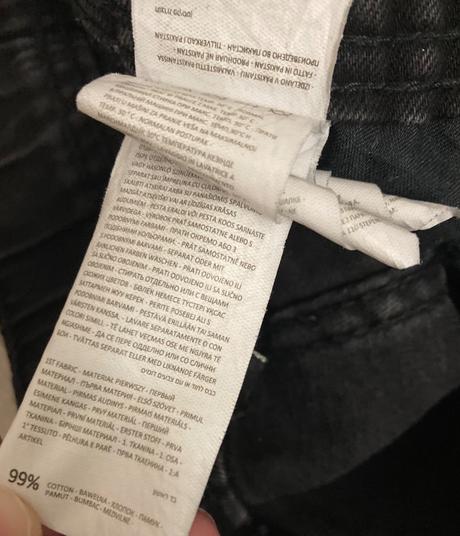 Cargo kapsáčové čierne nohavice cropp w30 /l 32, 32