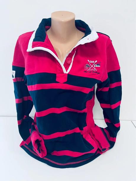 Dámska rugby/jachtárska mikina crew clothing co., l