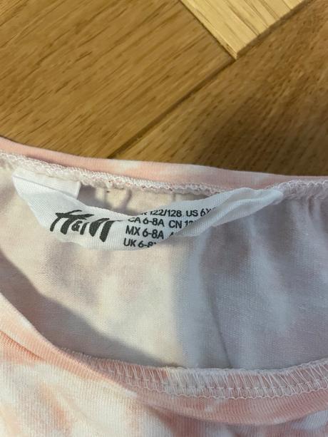 Batikovane tricko, h&m,128