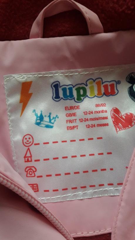 Nepremokavá bunda lupilu zateplená, lupilu,86