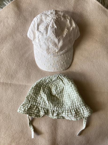 Letný klobúk a šiltovka 74/80, h&m,74