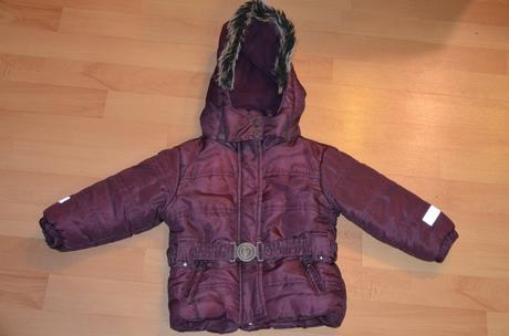 Bunda tepla vetrovka s kapucnou, lupilu,86