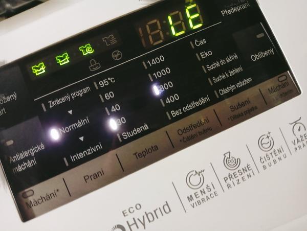 Chyba LE na práčke LG