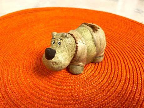 Dekorácia do záhrady hroch z keramiky,