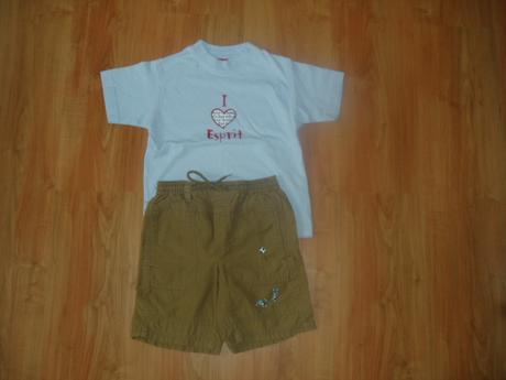 H&m kraťasy + esprit tričko, h&m,92