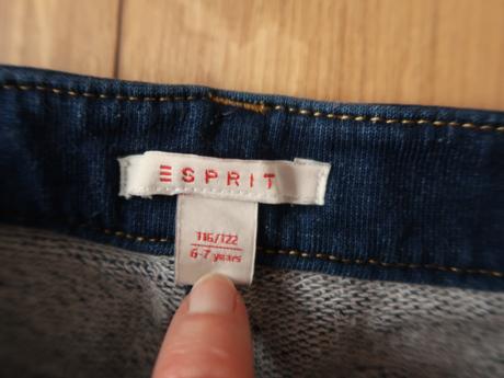 Dievčenské elastické rifle esprit 116/122 (6-7 r.), esprit,116