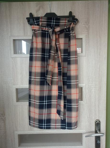 Karovana midi sukňa h&m, h&m,xs