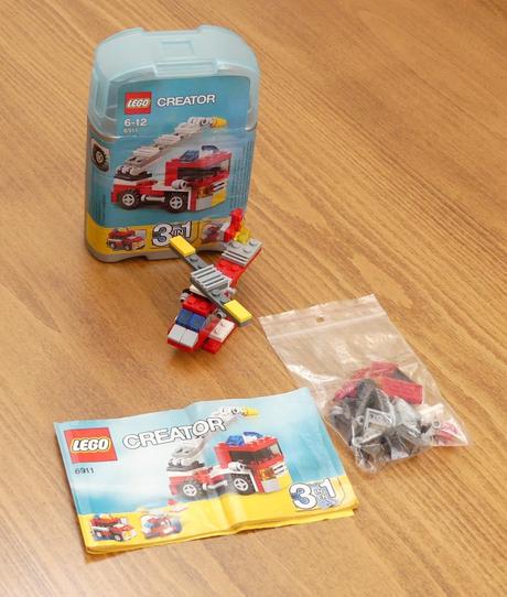 Lego creator 6911 mini hasiči, 3 v 1, 