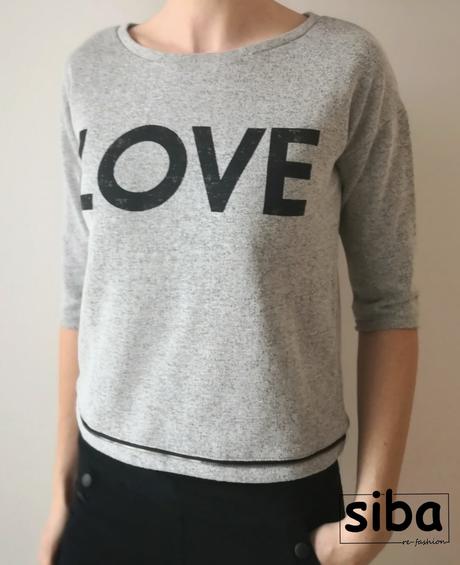 Mikina reserved s 3/4 rukávmi, reserved,xs