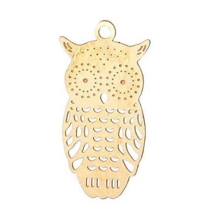 Prívesok sovička 17x9  mm, 