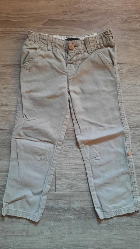 Super bavlneno lanove nohavice 2 v 1, marks & spencer,110