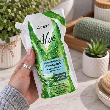 Tekuté mydlo aloe,