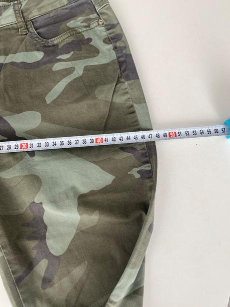 Retro jean maskacove nohavice, s