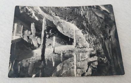 Stará pohľadnica harmanecká jaskyňa, 