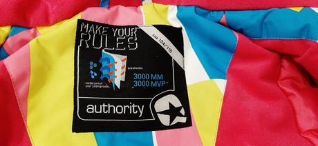 Kvalitná lyžiarska bunda, authority,110