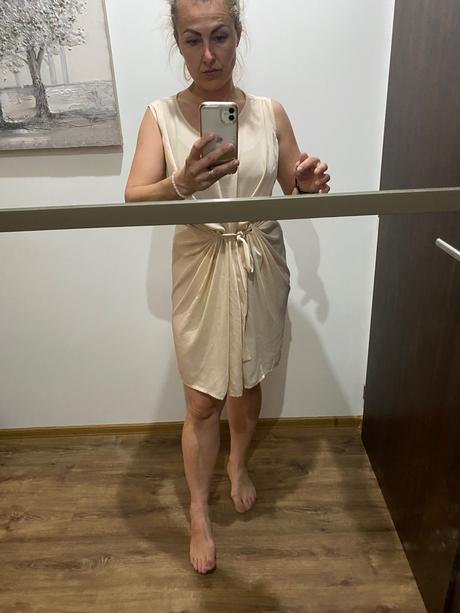 Satenove šaty h&m, h&m,36