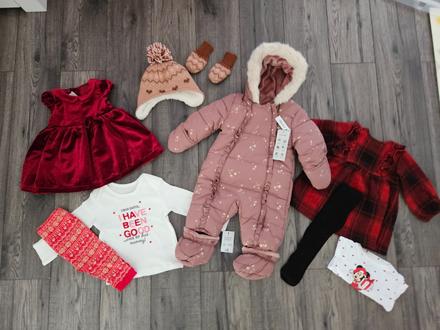 Zimný / vianočný balík oblečenia 68, 68–80